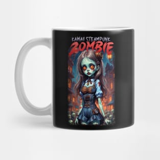 Kawaii Steampunk Zombie Mug